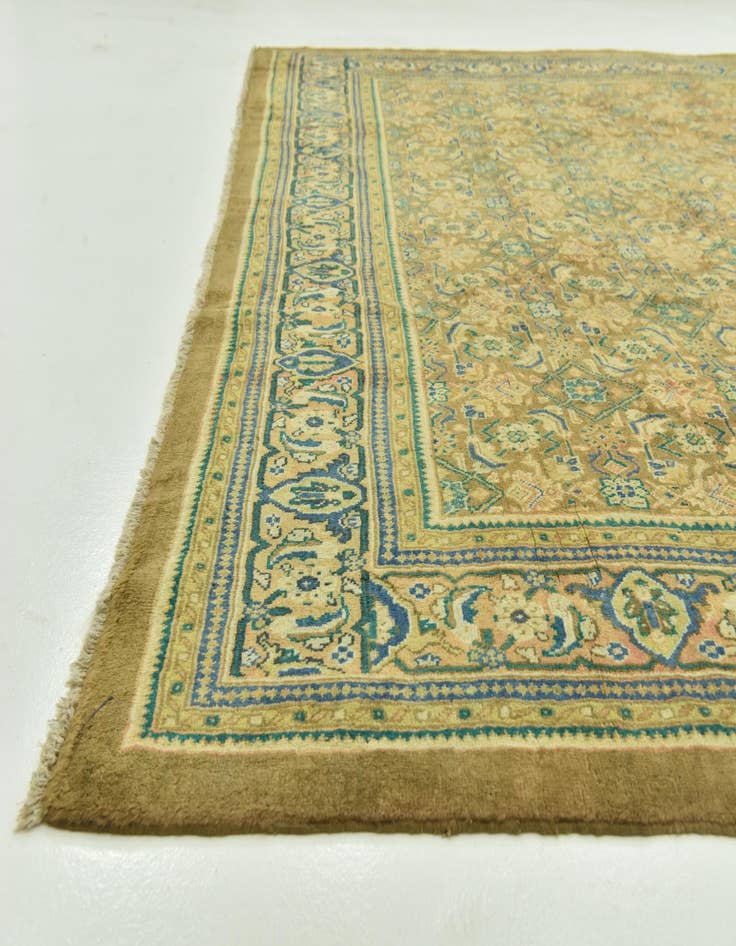 Detail image of  9' 9 x 13' 6  Hand Knotted Farahan Persian Wool Rug