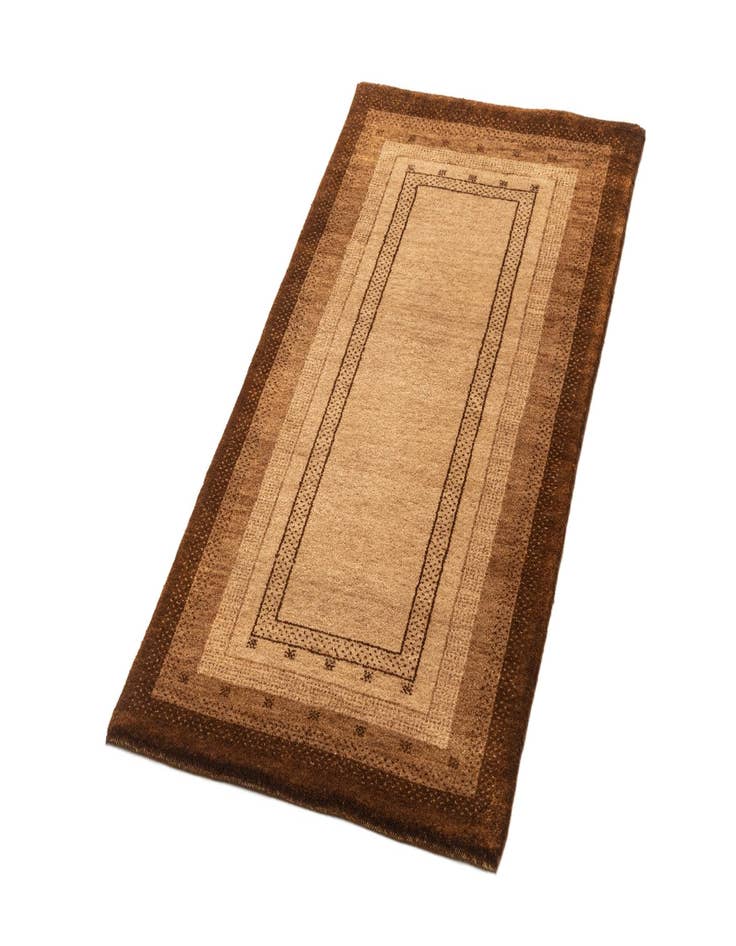 Detail image of  2' 5 x 4' 8  Hand Knotted Gabbeh Wool Rug