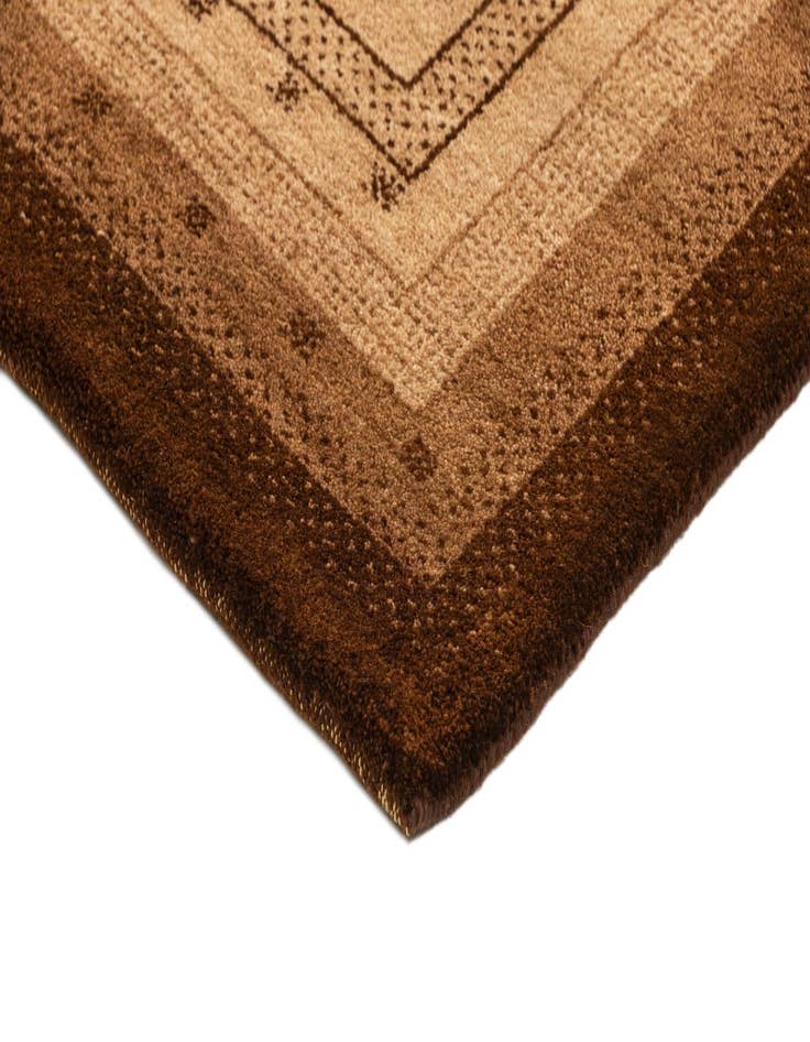 Detail image of  2' 5 x 4' 8  Hand Knotted Gabbeh Wool Rug