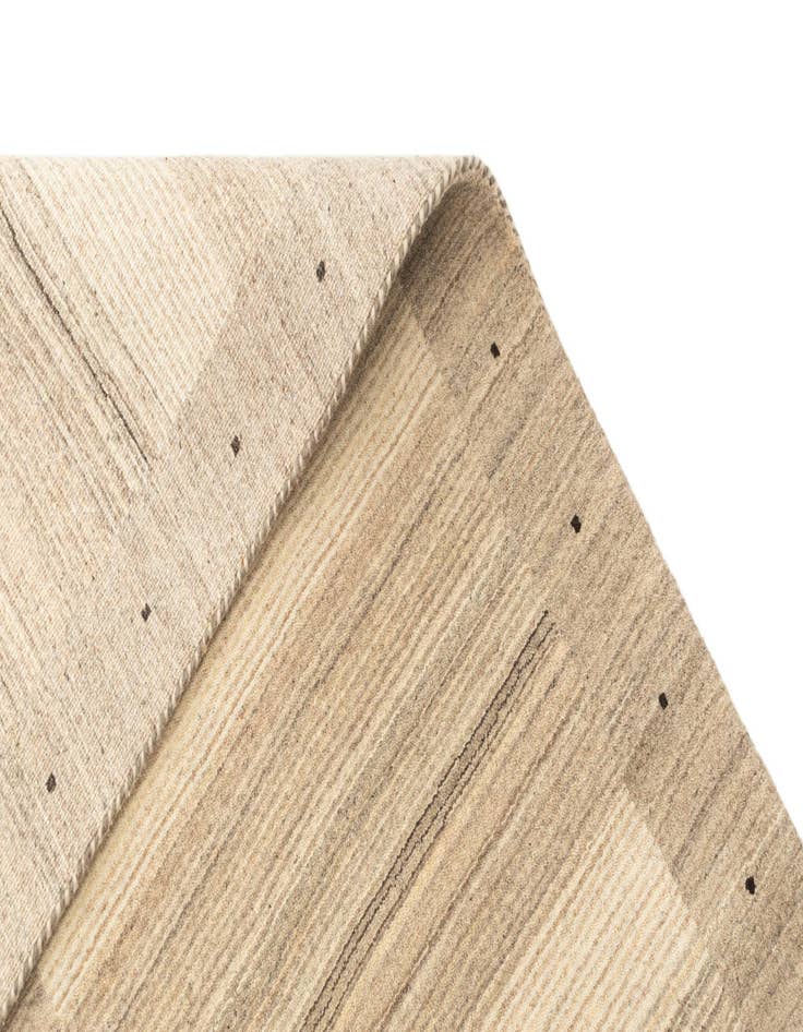 Detail image of  2' 5 x 4' 8  Hand Knotted Gabbeh Wool Rug