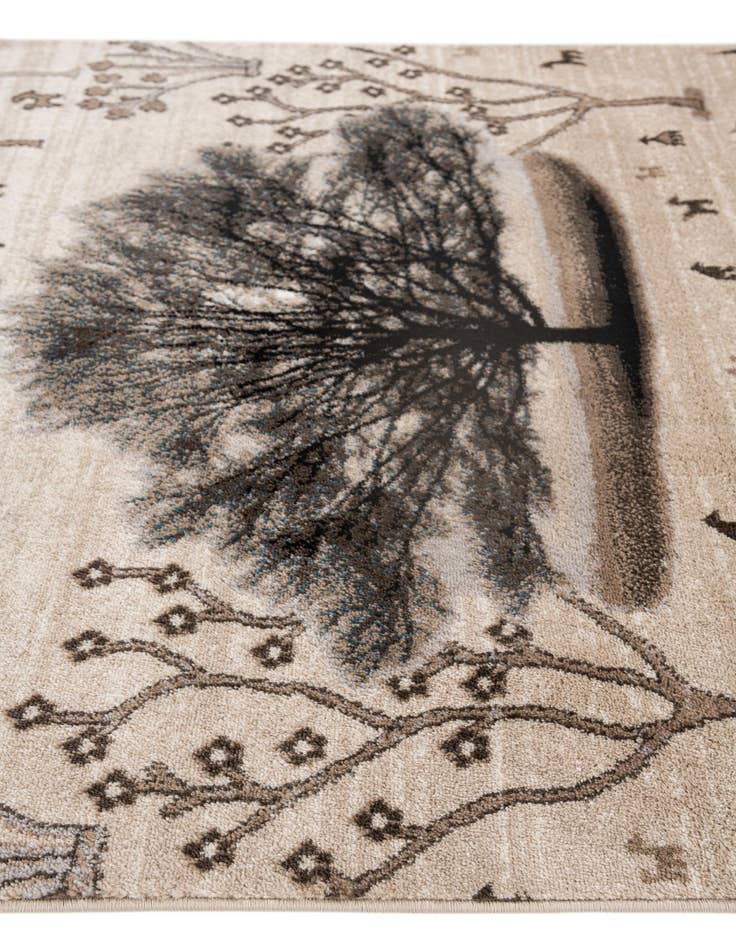 Detail image of  5' 3 x 7' 8 Gabbeh Rug