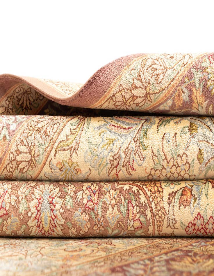 Detail image of  3' 3 x 5' 1 Ghom Silk Rug