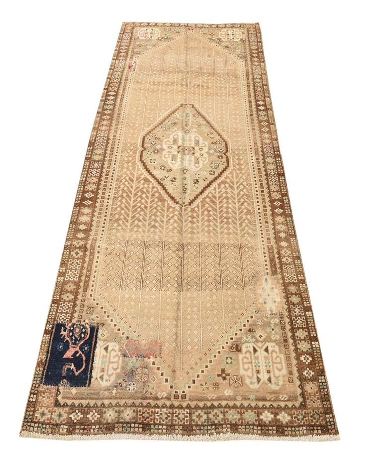 Detail image of  5' x 8' 4  Hand Knotted Hamedan Persian Wool Rug