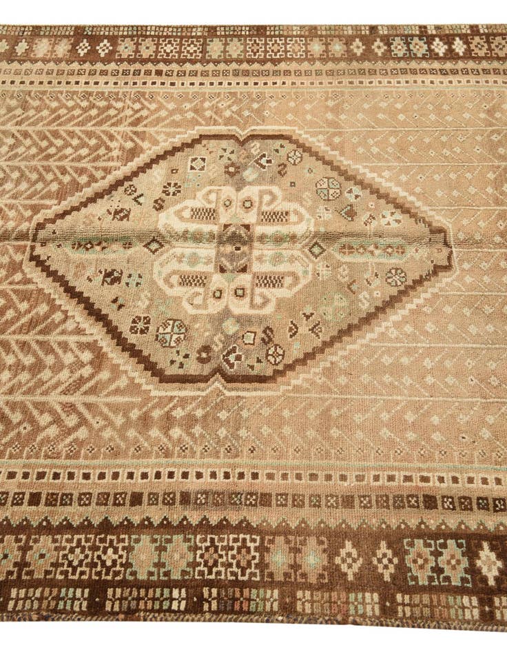 Detail image of  5' x 8' 4  Hand Knotted Hamedan Persian Wool Rug
