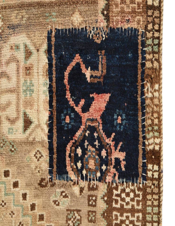 Detail image of  5' x 8' 4  Hand Knotted Hamedan Persian Wool Rug