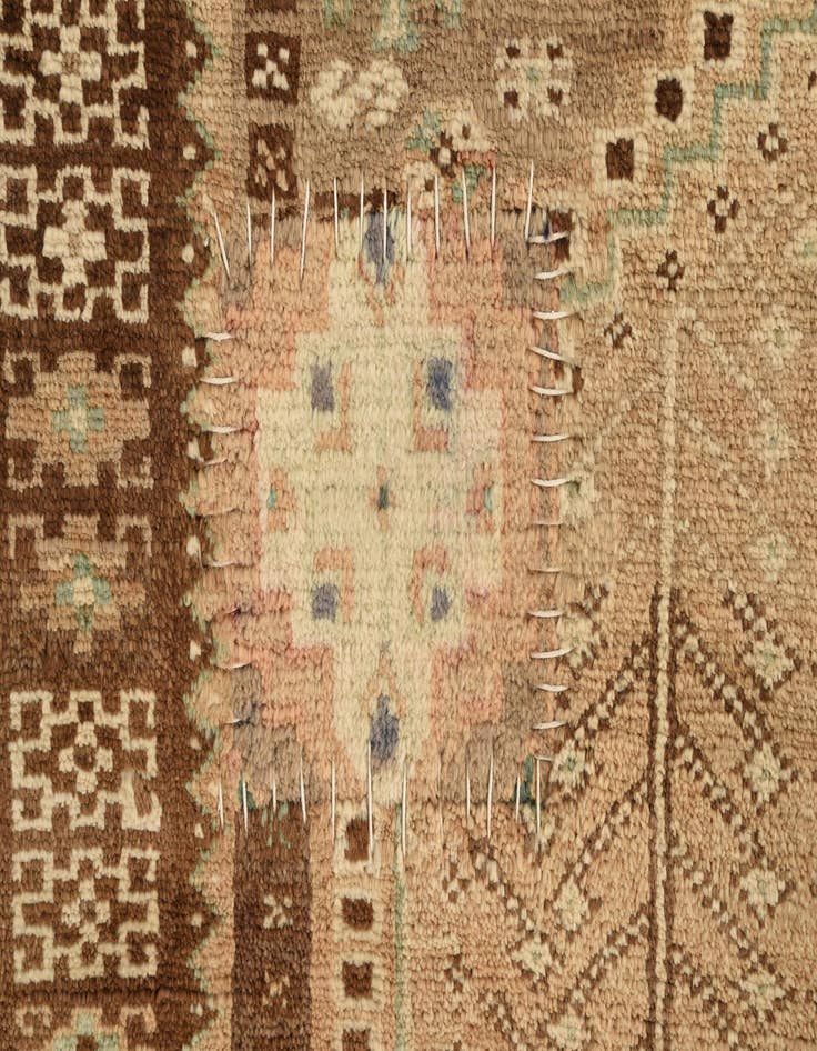 Detail image of  5' x 8' 4  Hand Knotted Hamedan Persian Wool Rug
