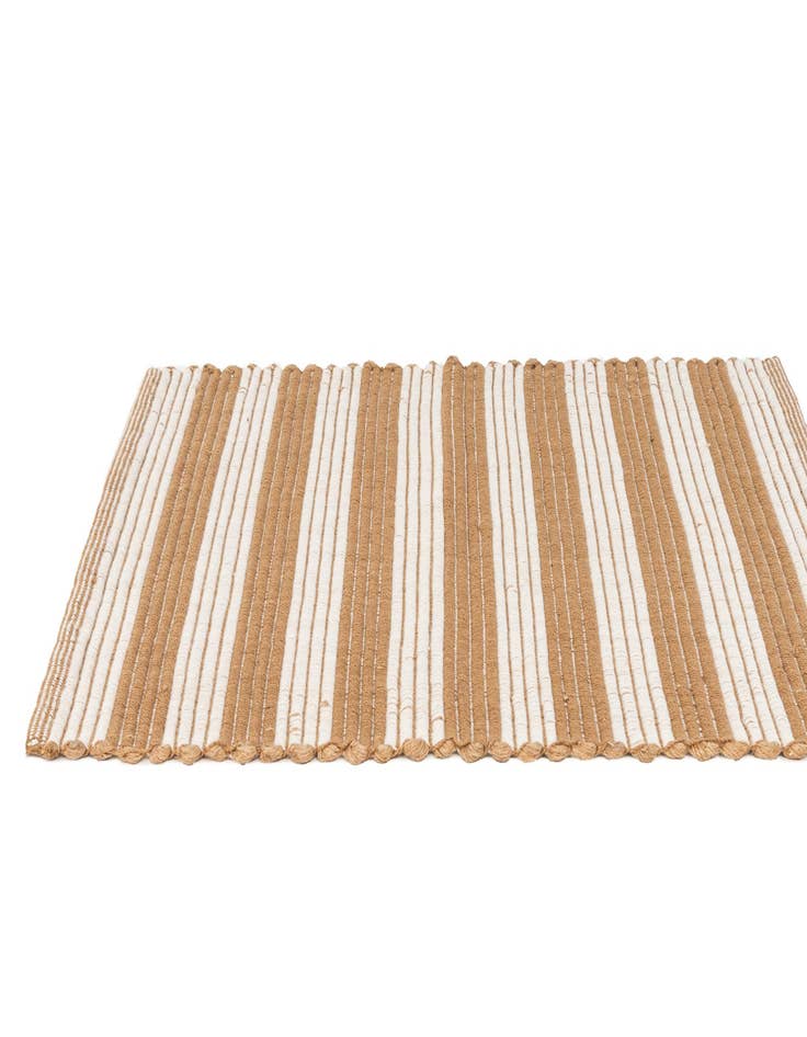 Detail image of  2' 1 x 3' 4  Hand Woven Hand Braided Jute Rug