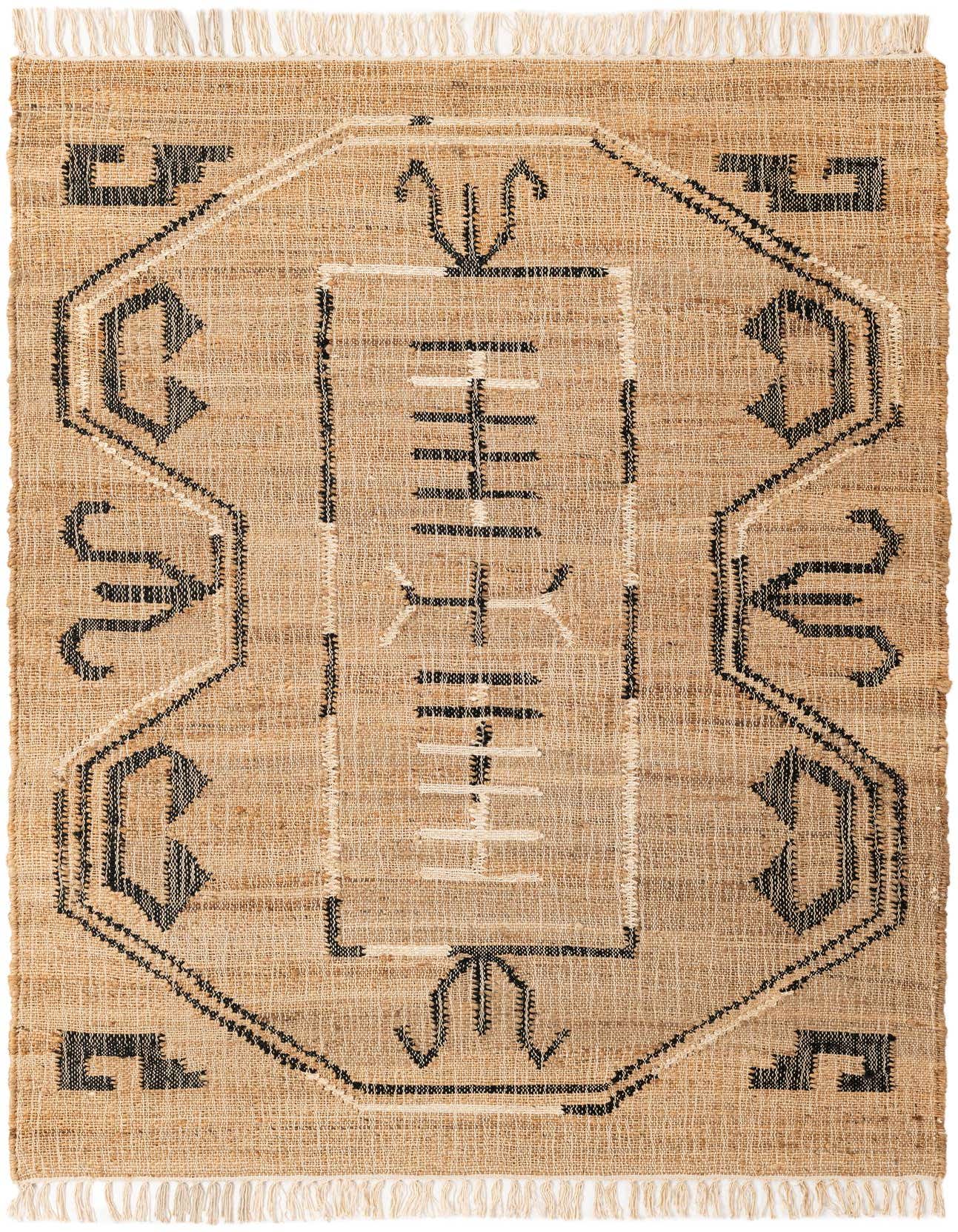 Primary image  4' 2 x 6'  Hand Woven Kala Handwoven Jute Rug