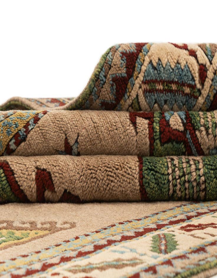 Detail image of  4' 5 x 5' 10 Kars Wool Rug