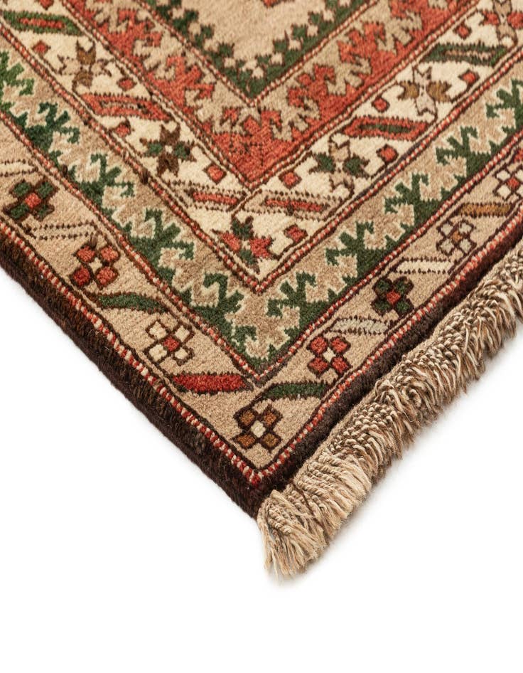 Detail image of  5' x 7' 4  Hand Knotted Kars Wool Rug