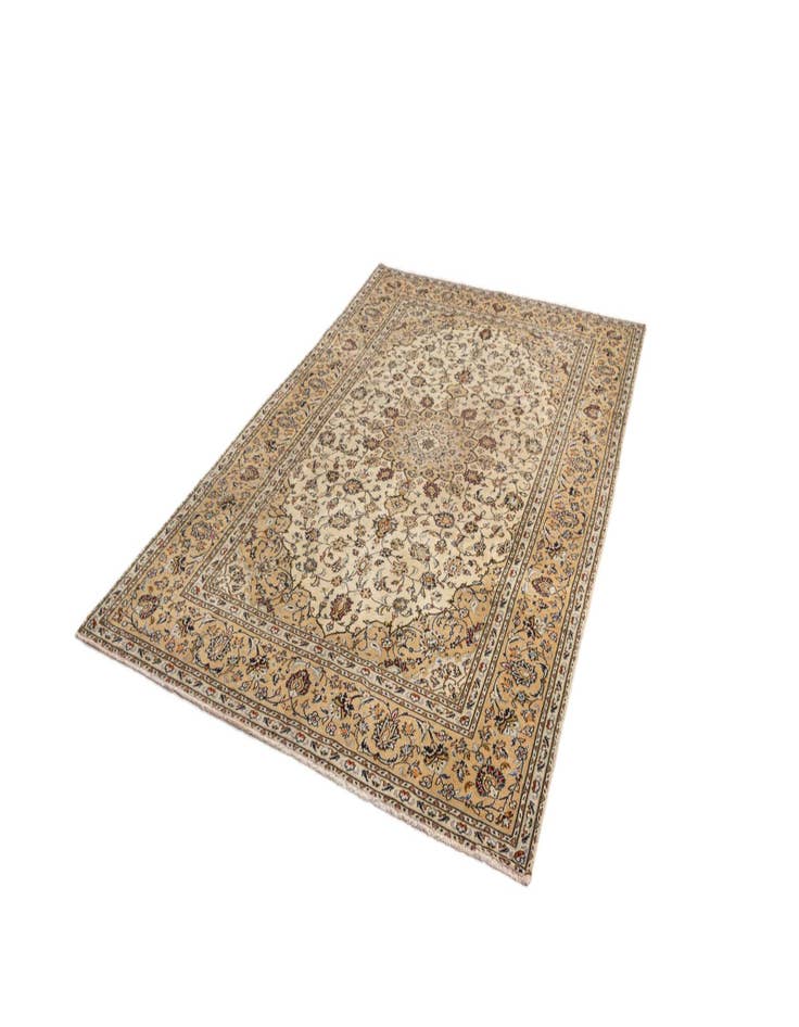 Detail image of  6' 4 x 9' 10 Kashan Wool Rug