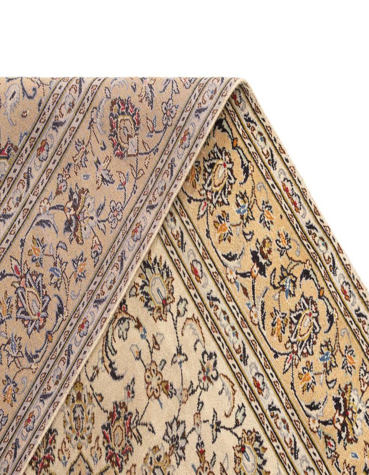 Detail image of  6' 4 x 9' 10 Kashan Wool Rug