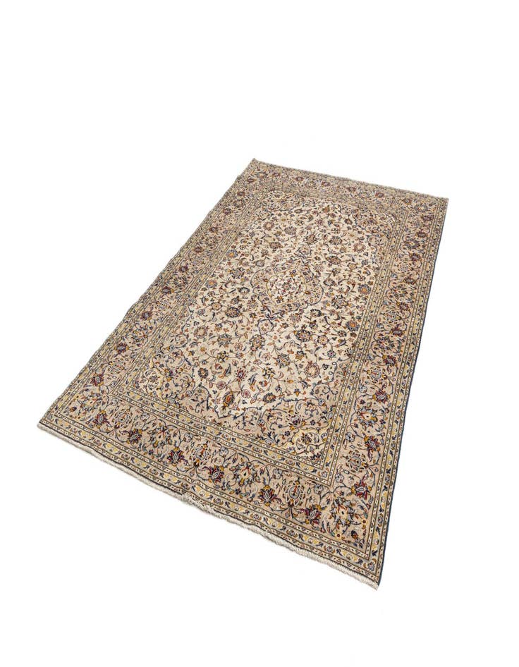 Detail image of  6' 5 x 9' 8 Kashan Wool Rug