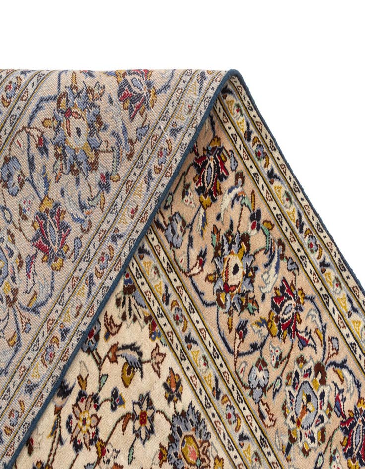 Detail image of  6' 5 x 9' 8 Kashan Wool Rug