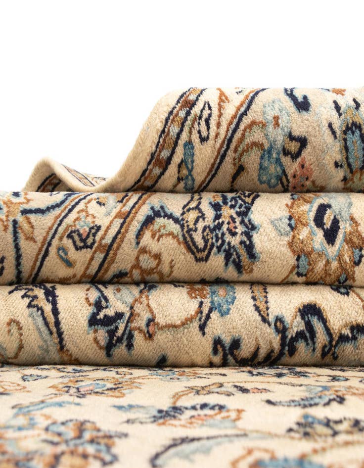 Detail image of  6' 5 x 9' 8 Kashan Wool Rug