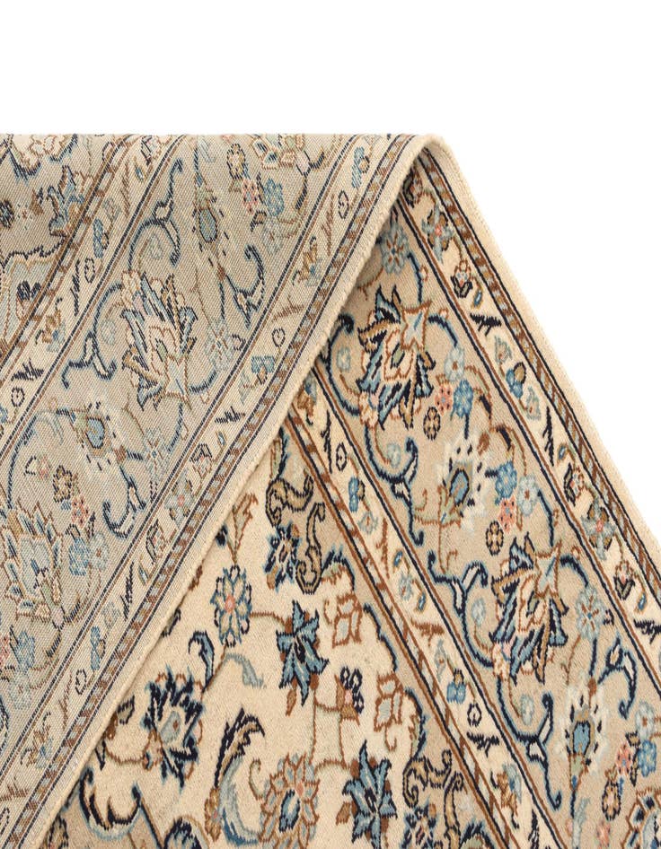 Detail image of  6' 5 x 9' 8 Kashan Wool Rug