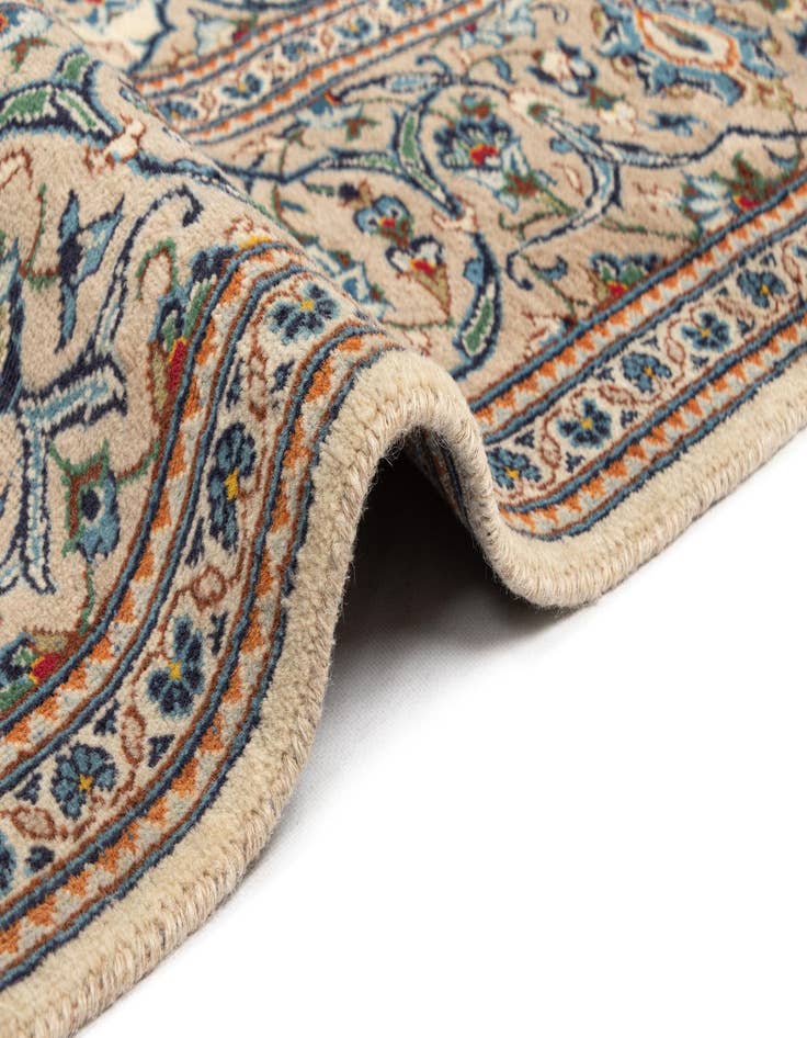 Detail image of  6' 5 x 9' 8 Kashan Wool Rug