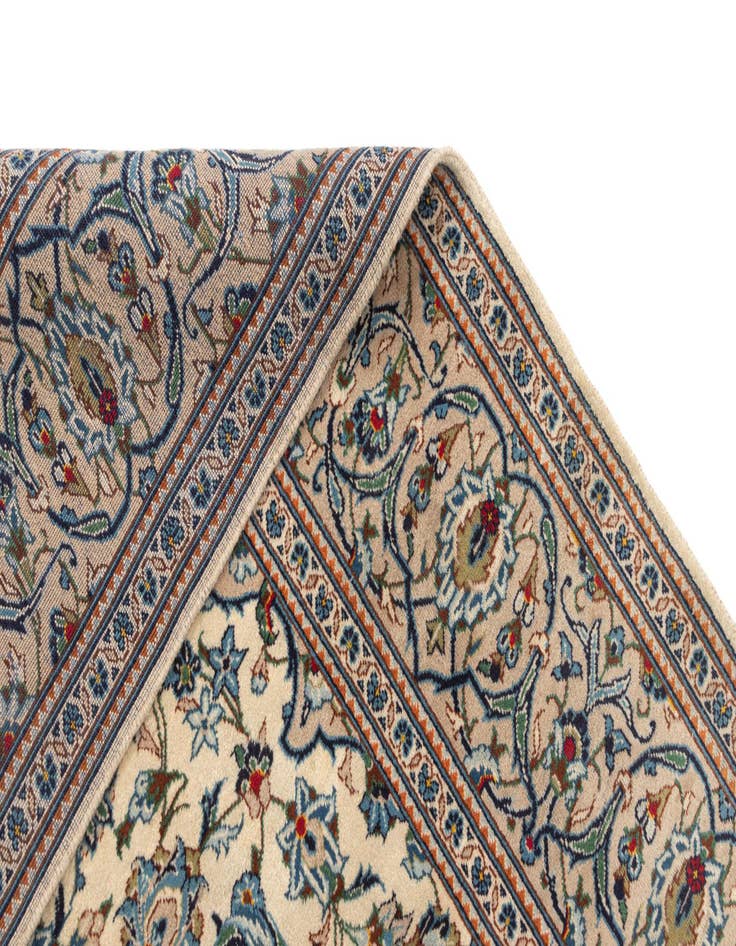Detail image of  6' 5 x 9' 8 Kashan Wool Rug
