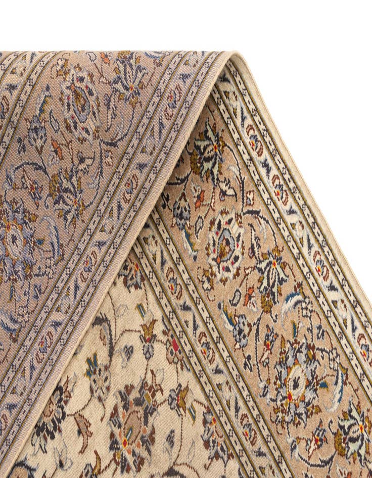 Detail image of  6' 6 x 9' 9 Kashan Wool Rug