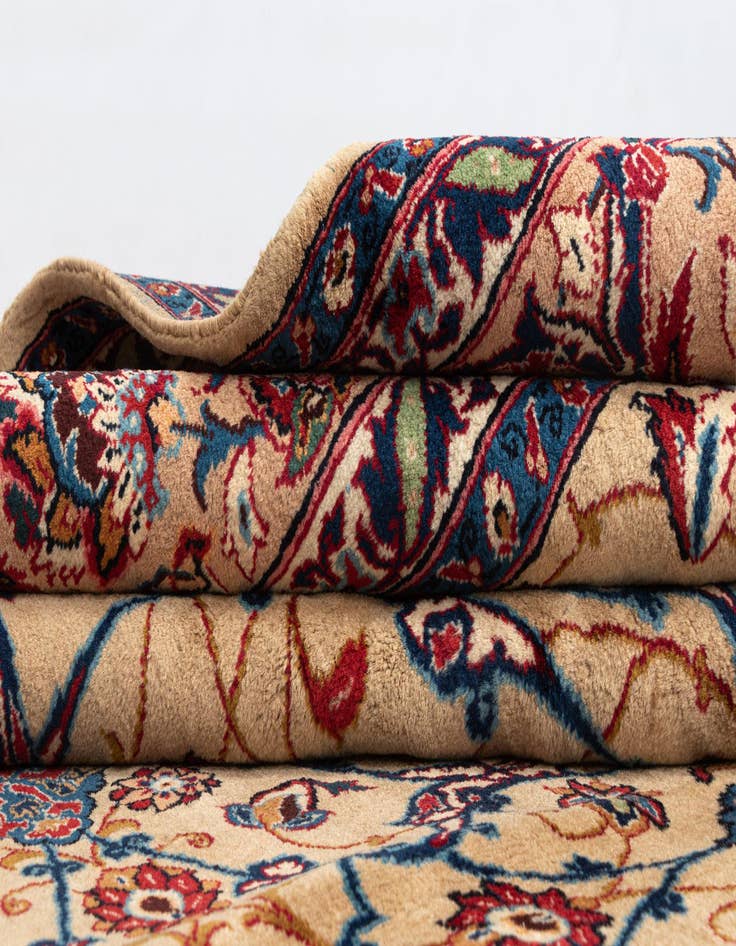 Detail image of  8' 4 x 11' Kashan Wool Rug