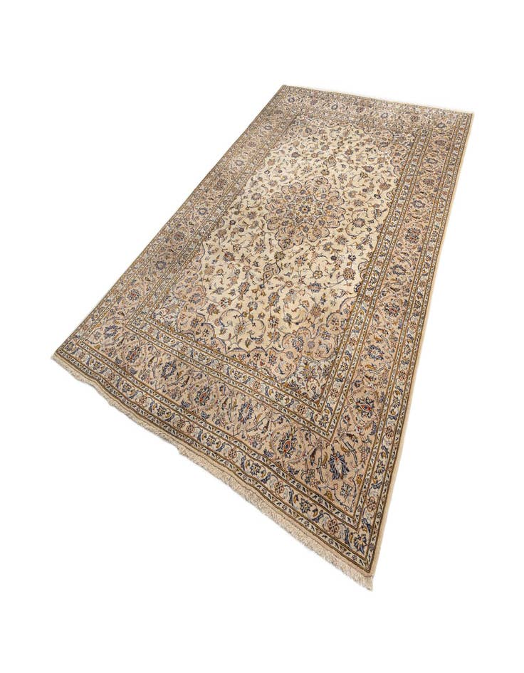 Detail image of  8' 2 x 12' Kashan Wool Rug