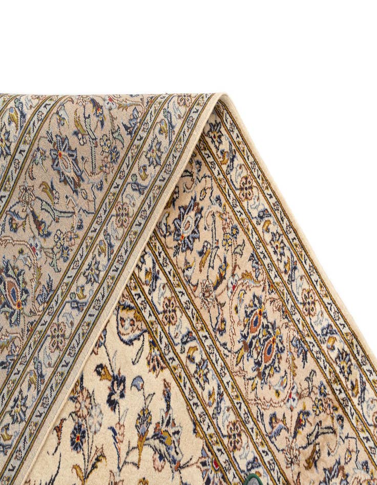 Detail image of  8' 2 x 12' Kashan Wool Rug