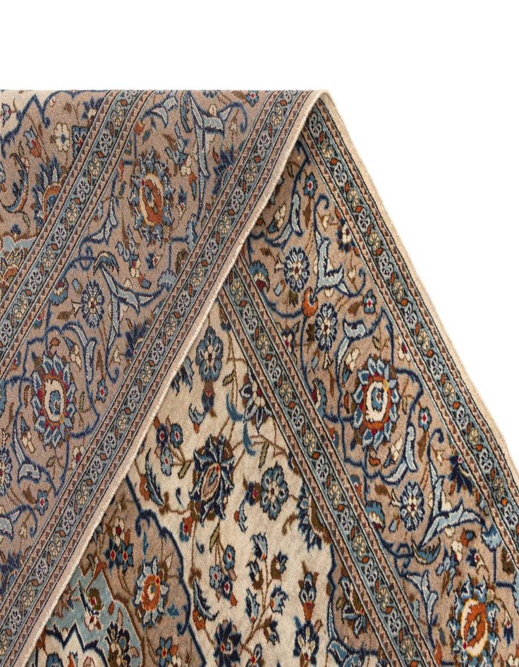 Detail image of  6' 7 x 9' 10 Kashan Wool Rug