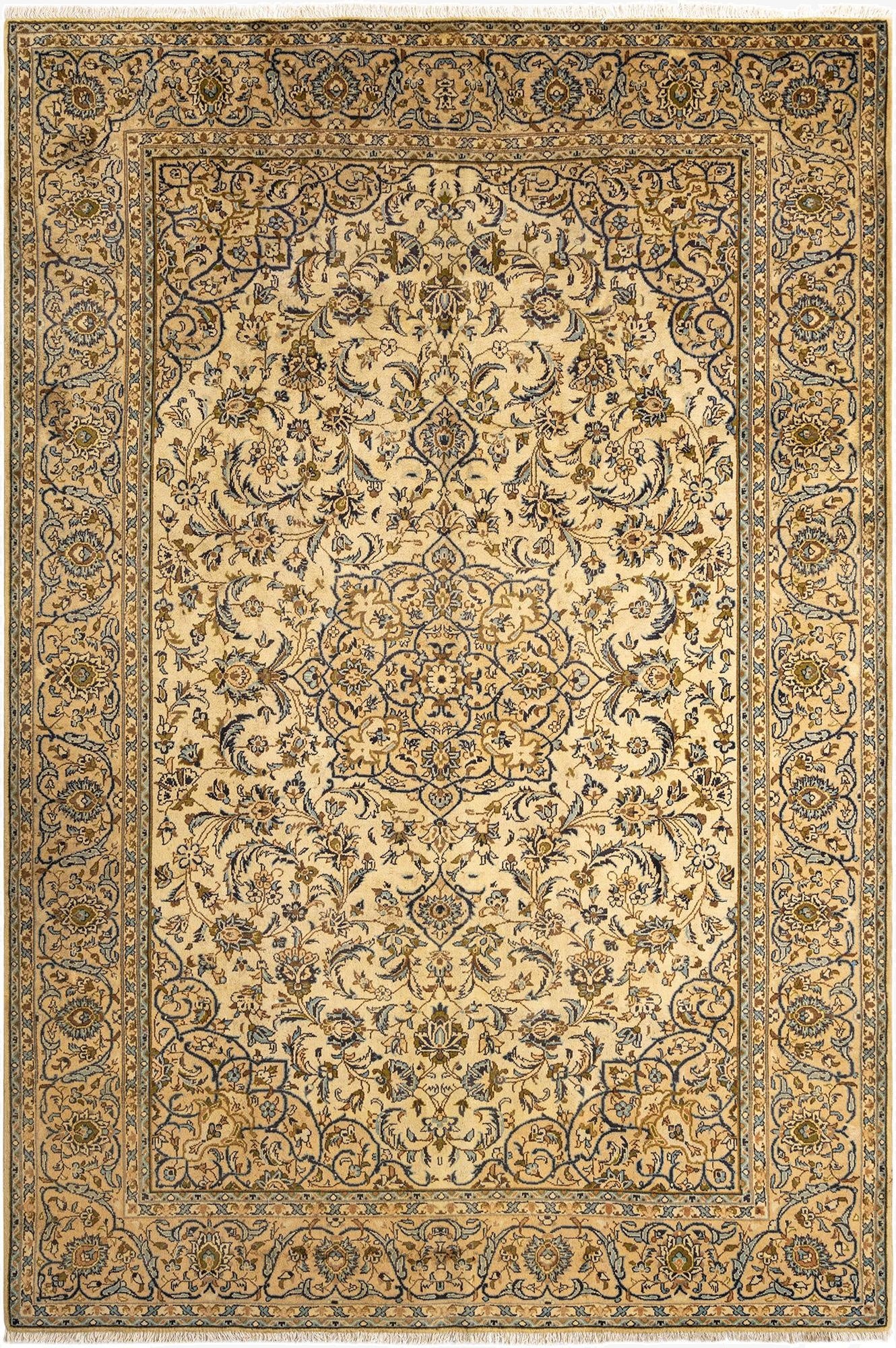  8' 4 x 12' 4 Kashan Wool Rug