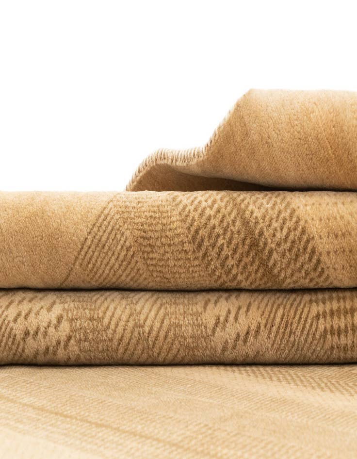 Detail image of  4' 8 x 6' 9  Hand Knotted Kashkuli Gabbeh Wool Rug