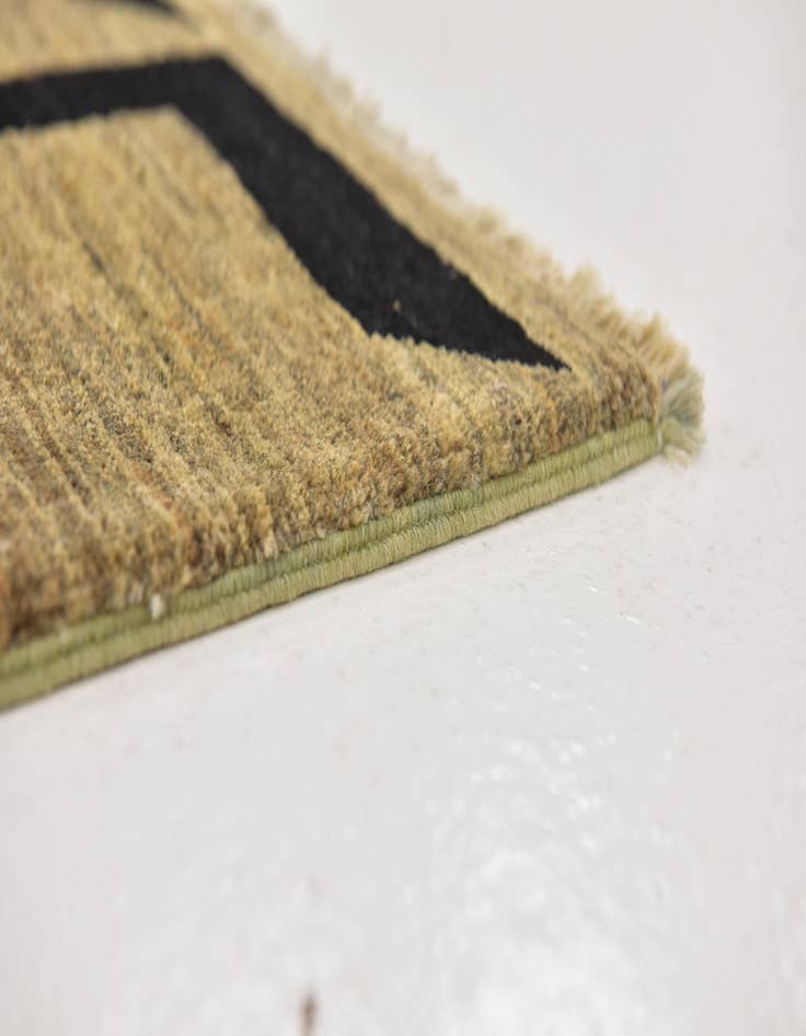 Detail image of  5' x 6' 6  Hand Knotted Kashkuli Gabbeh Wool Rug