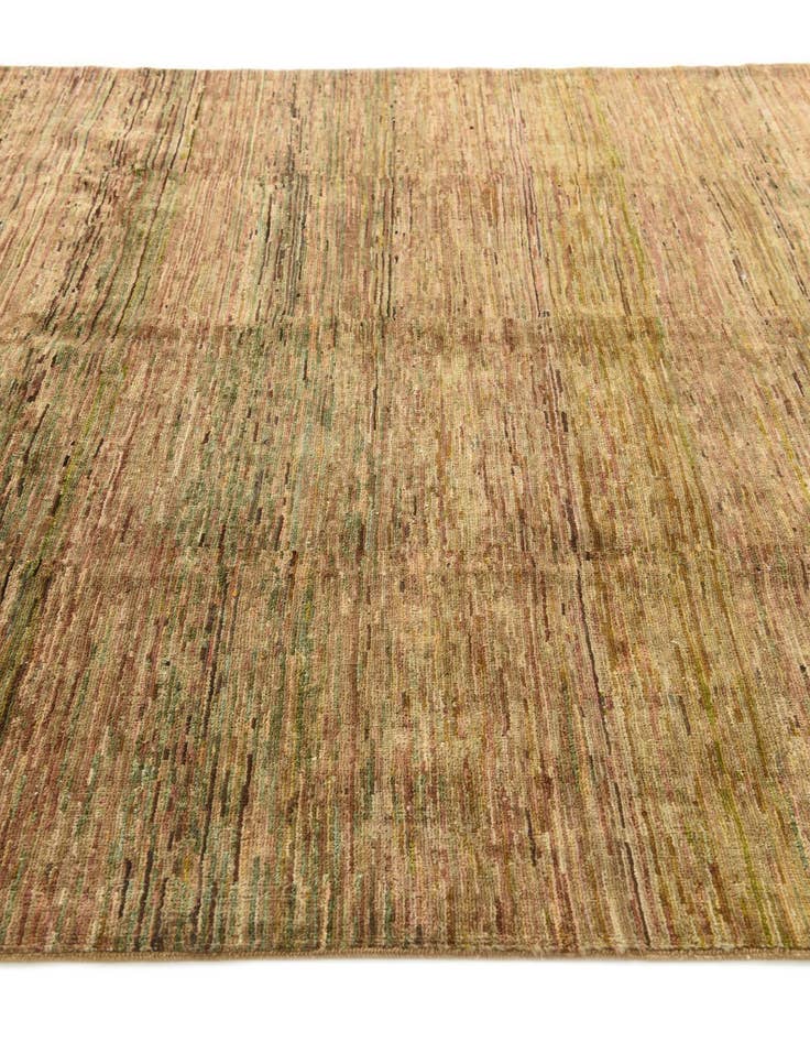 Detail image of  6' 9 x 9' 6  Hand Knotted Kashkuli Gabbeh Wool Rug