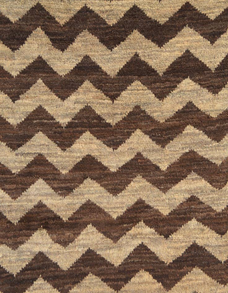 Detail image of  4' 8 x 6' 7  Hand Knotted Kashkuli Gabbeh Rug