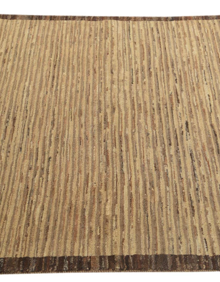 Detail image of  4' x 6' 2  Hand Knotted Kashkuli Gabbeh Oriental Wool Rug