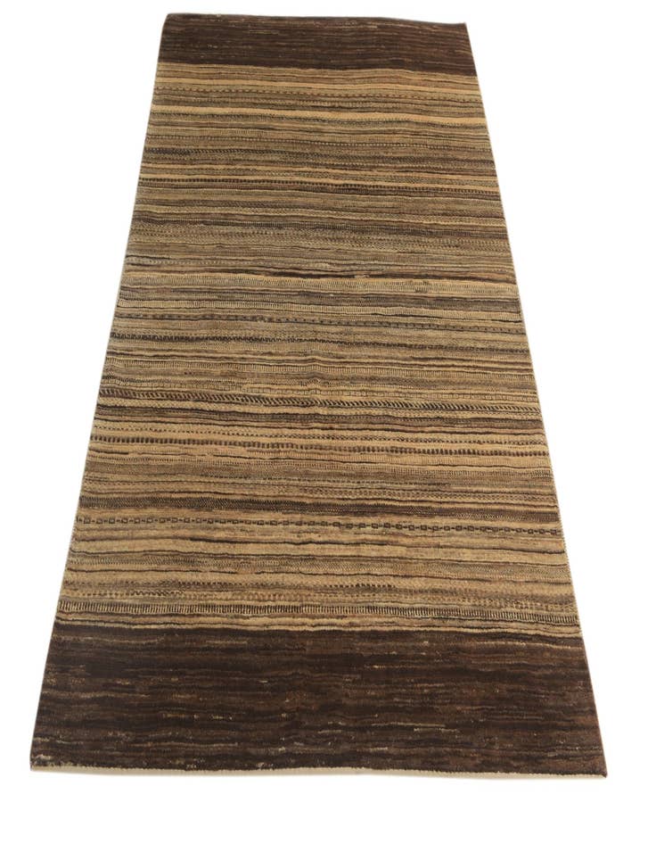 Detail image of  4' 6 x 6' 8  Hand Knotted Kashkuli Gabbeh Oriental Wool Rug