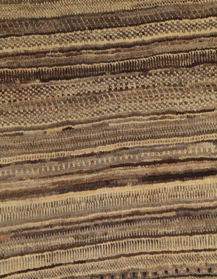 Detail image of  4' 6 x 6' 8  Hand Knotted Kashkuli Gabbeh Oriental Wool Rug