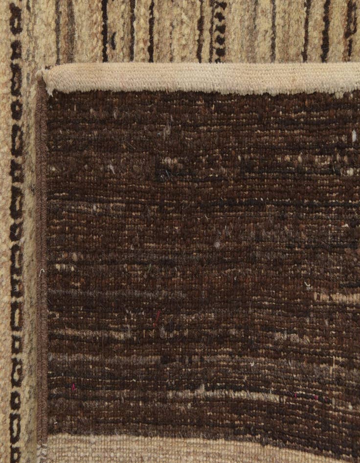 Detail image of  5' 6 x 8' 2  Hand Knotted Kashkuli Gabbeh Oriental Wool Rug