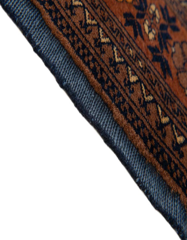 Detail image of  4' x 6' 4  Hand Knotted Kashmir Oriental Wool Rug