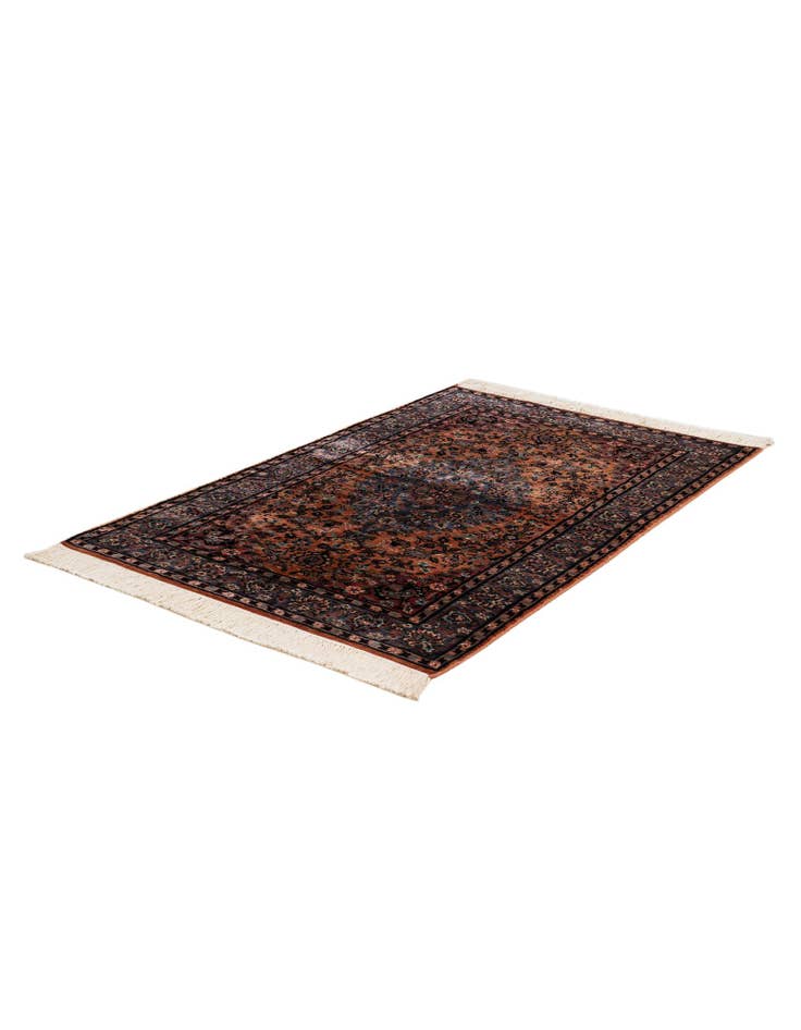 Detail image of  3' 3 x 4' 10  Hand Knotted Kashmir Oriental Rug