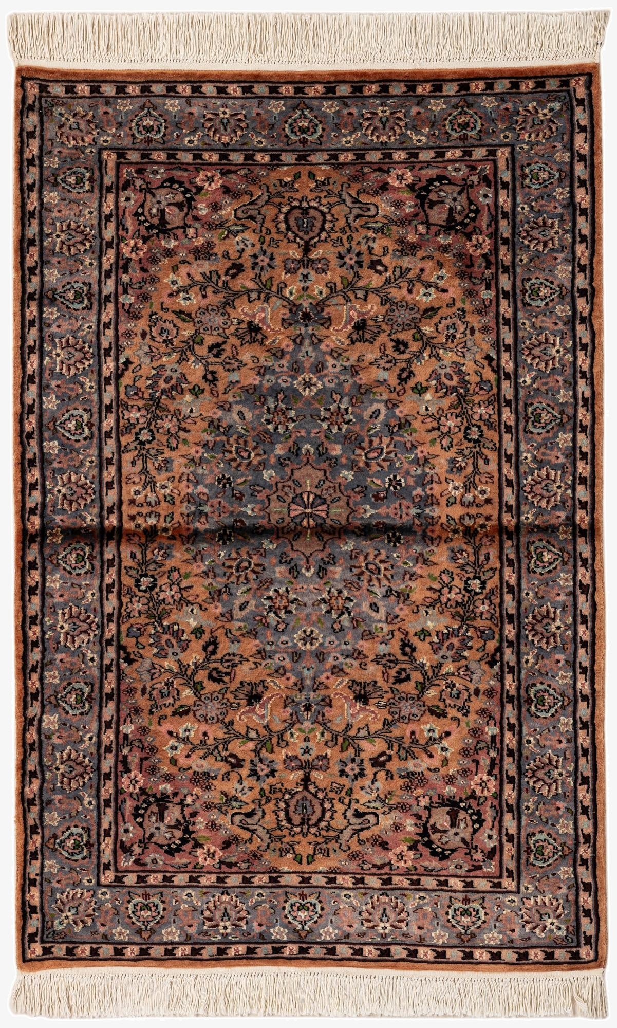  3' 3 x 5' 11  Hand Knotted Kashmir Oriental Rug