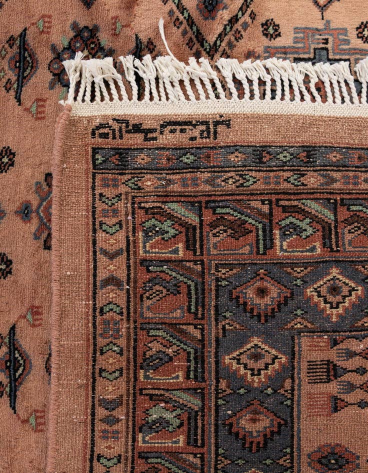 Detail image of  4' 2 x 6' 2  Hand Knotted Kazak Wool Rug