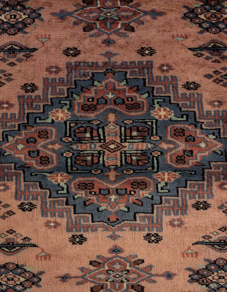Detail image of  4' 2 x 6' 2  Hand Knotted Kazak Wool Rug