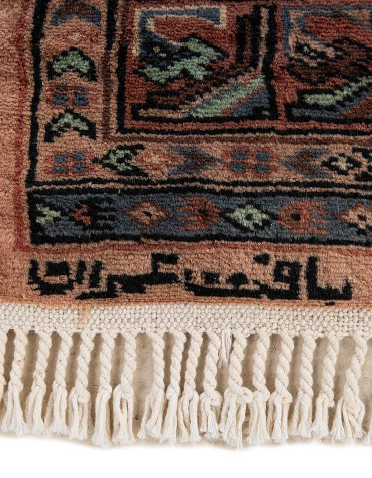 Detail image of  4' 2 x 6' 2  Hand Knotted Kazak Wool Rug