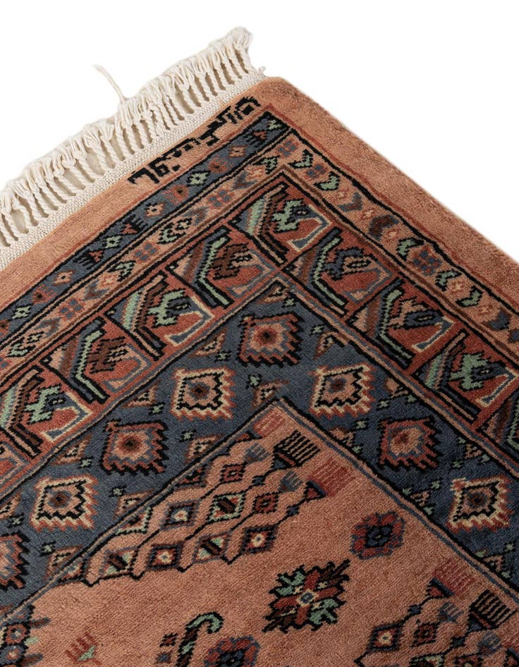 Detail image of  4' 2 x 6' 2  Hand Knotted Kazak Wool Rug