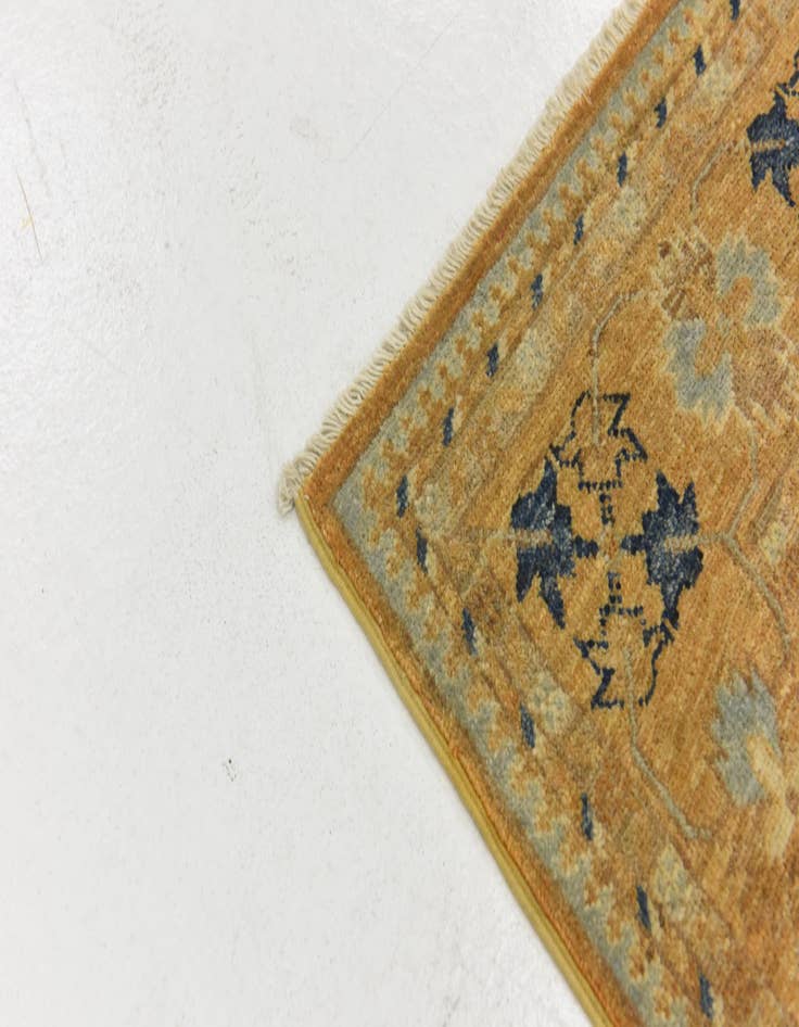 Detail image of  4' 10 x 6' 6  Hand Knotted Kazak Rug