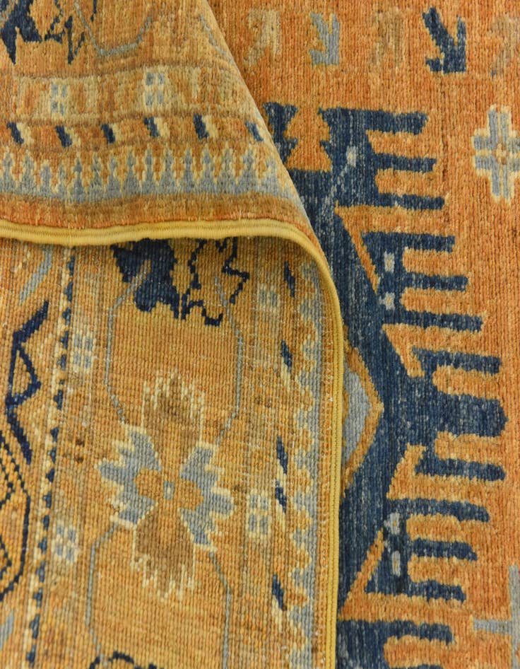 Detail image of  4' 10 x 6' 6  Hand Knotted Kazak Rug