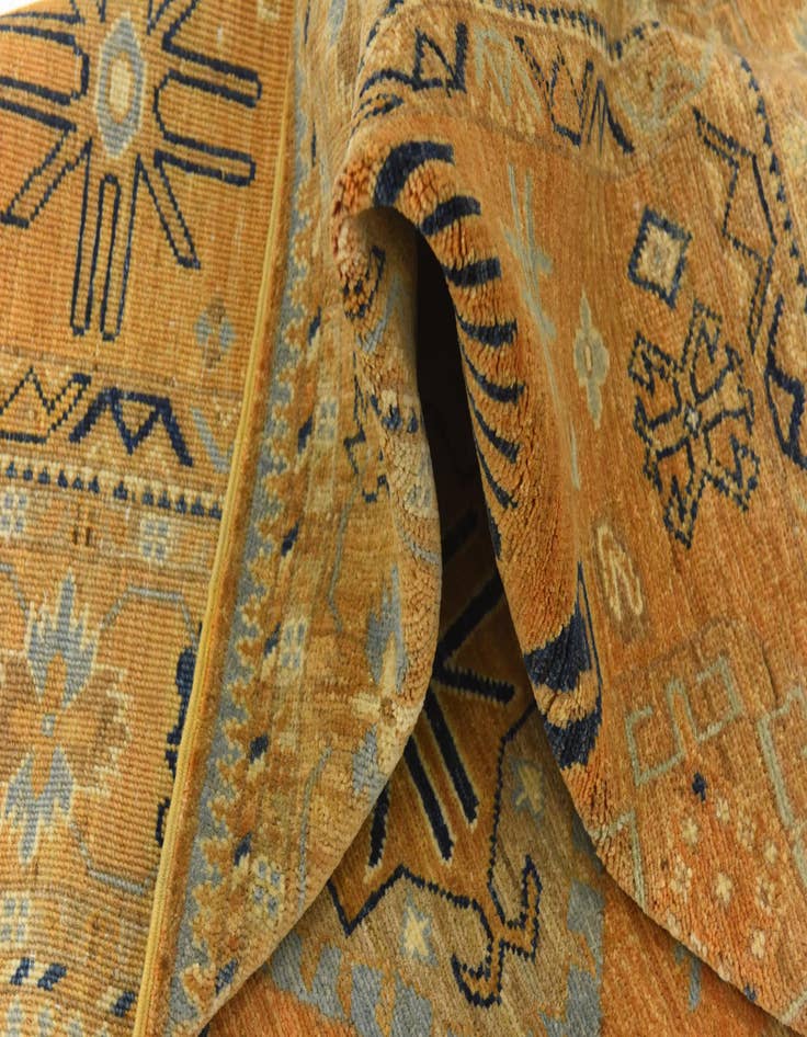 Detail image of  4' 10 x 6' 6  Hand Knotted Kazak Rug