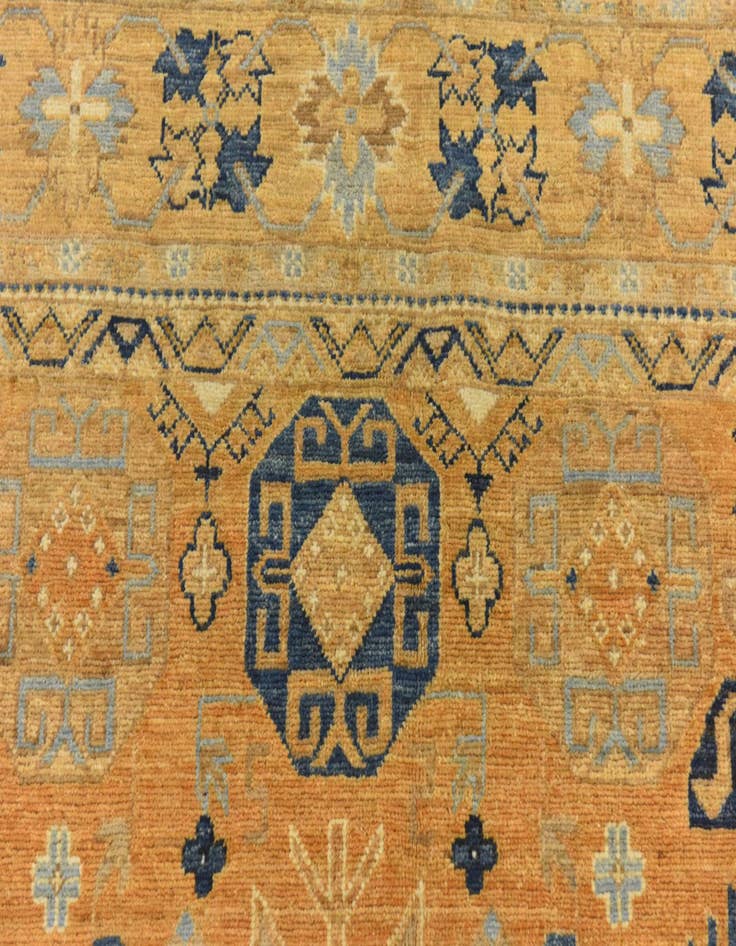 Detail image of  4' 10 x 6' 6  Hand Knotted Kazak Rug