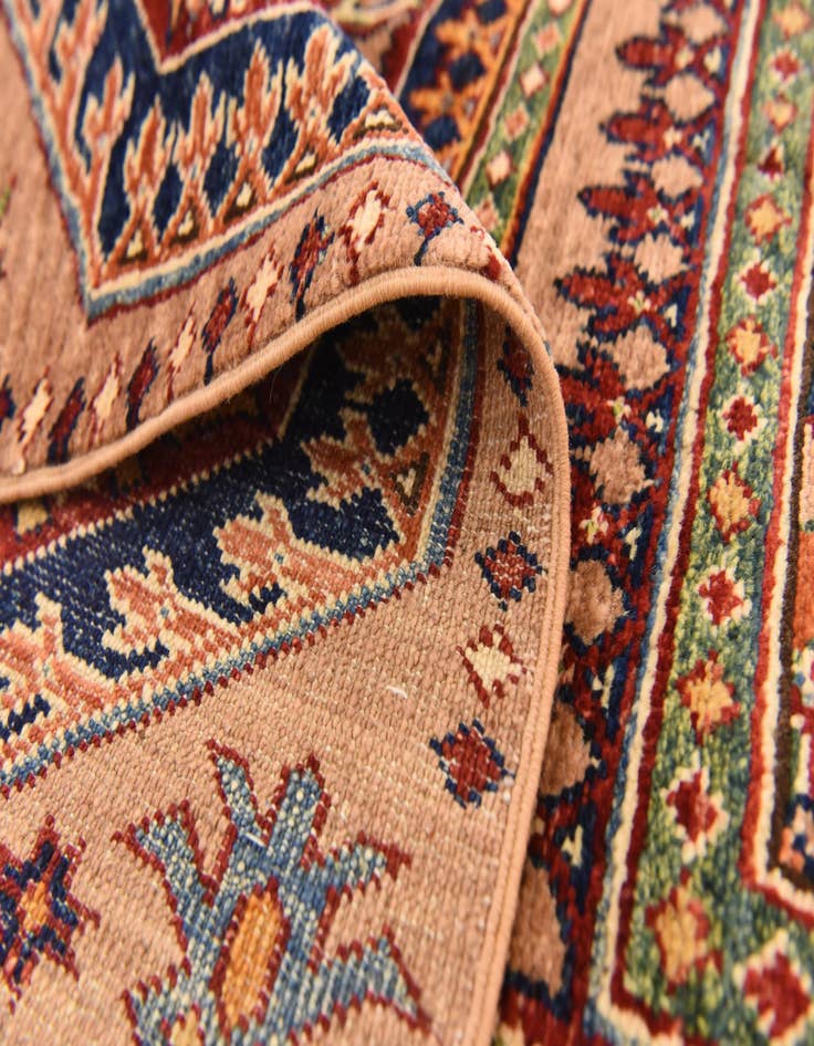 Detail image of  5' x 7' 1  Hand Knotted Kazak Oriental Rug