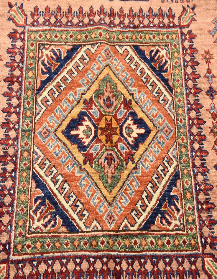 Detail image of  5' x 7' 1  Hand Knotted Kazak Oriental Rug
