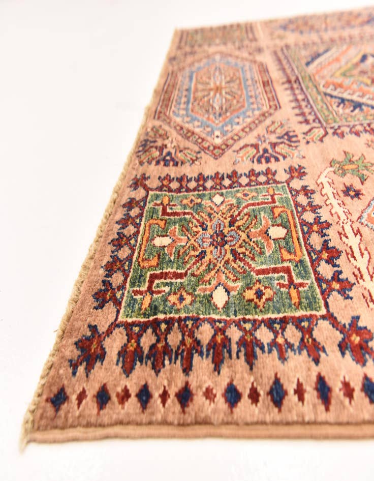 Detail image of  5' x 7' 1  Hand Knotted Kazak Oriental Rug